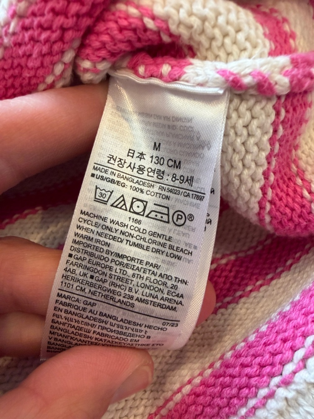 Gap Kids 24/7 Split-Hem Turtleneck Sweater Medium - C42-009 - Picture 8 of 9